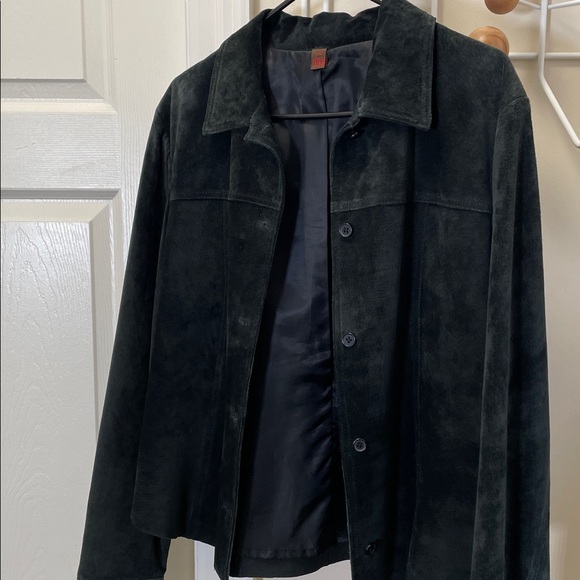 Danier Jackets & Blazers - Danier - Classic Y2K 90s Suede Jacket - Black - L